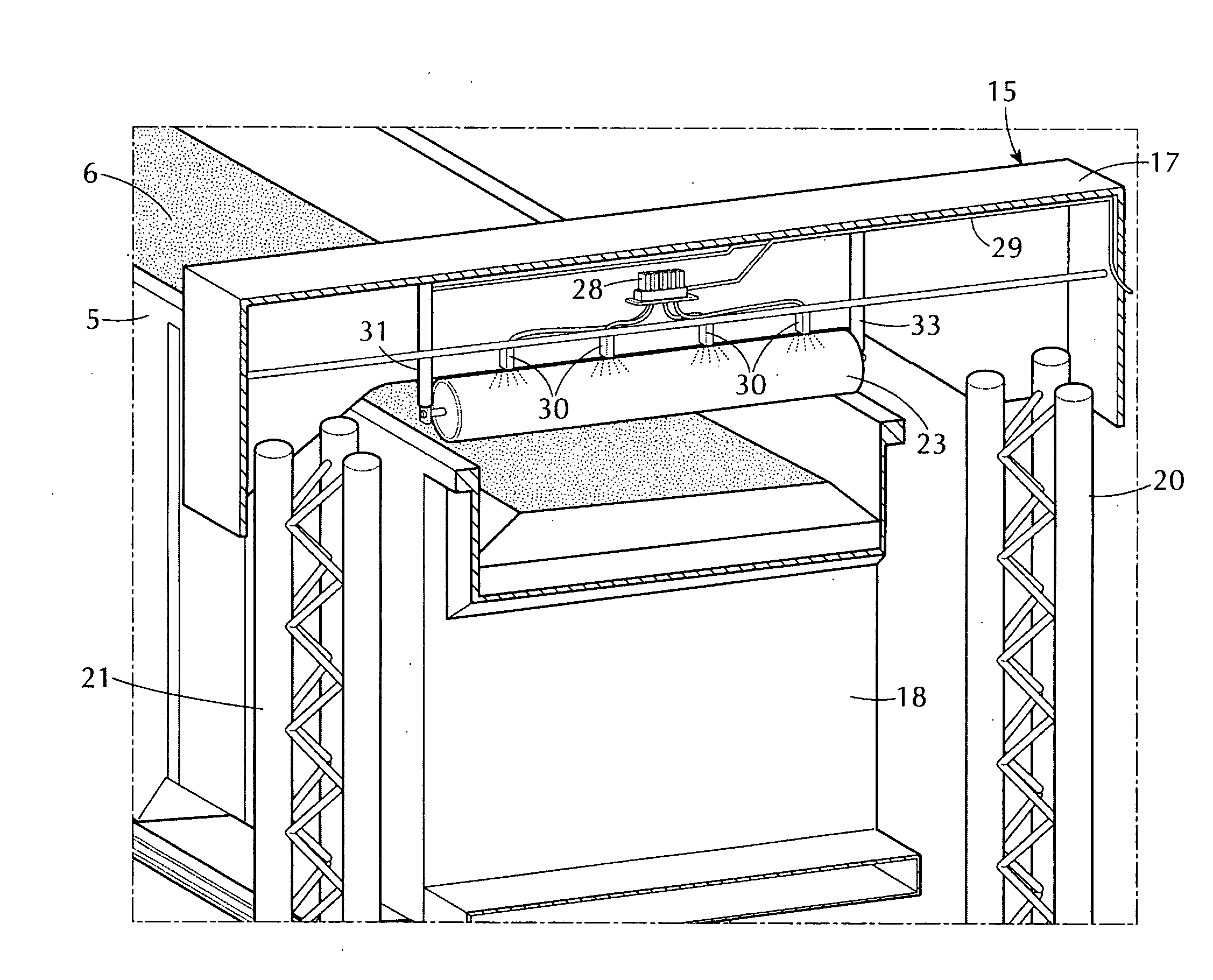 System and method for compacting materials in open top transport conveyance