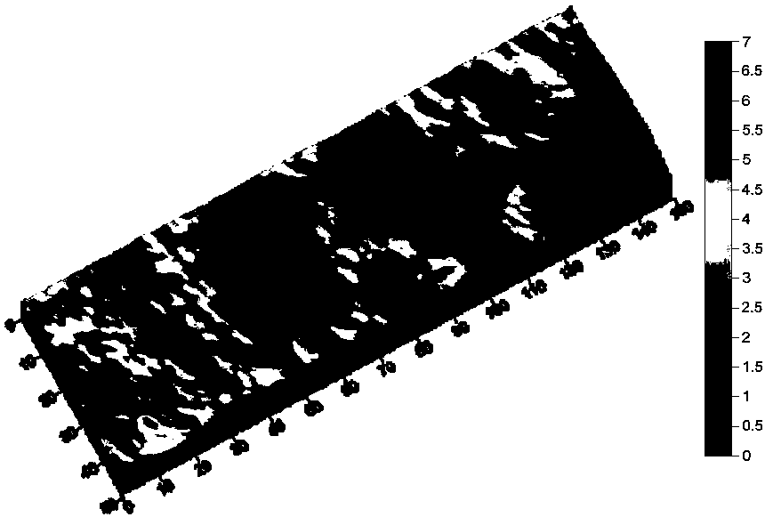 Acid corrosion crack etching morphology and flow conductivity testing method