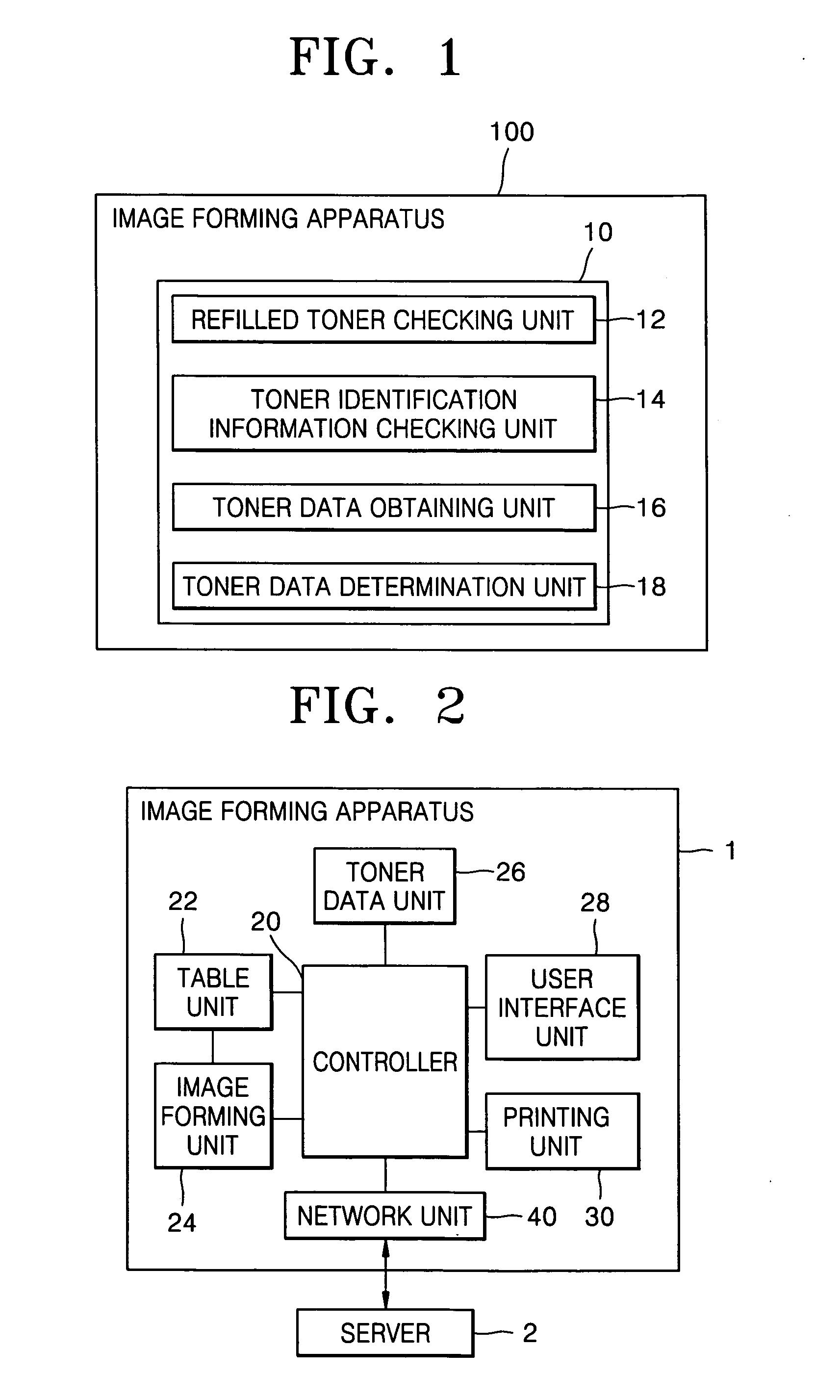 Method and apparatus for obtaining refilled toner data