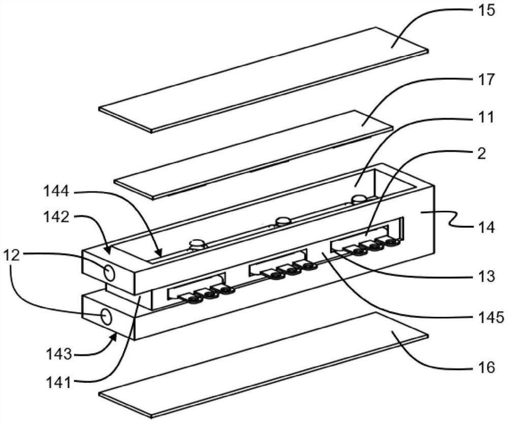 U-shaped cooling module for electrical power equipment