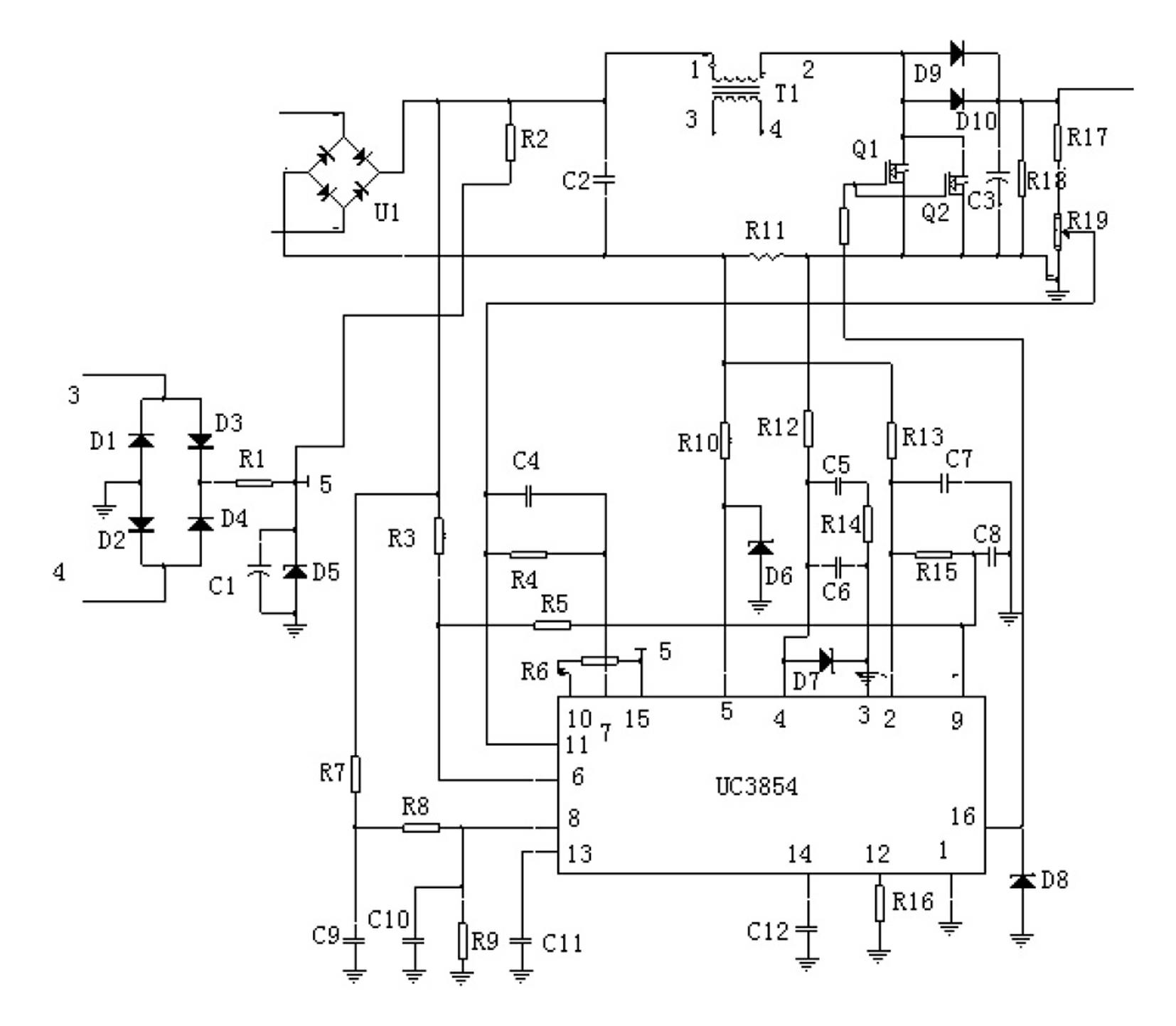 High-efficiency energy-saving charger