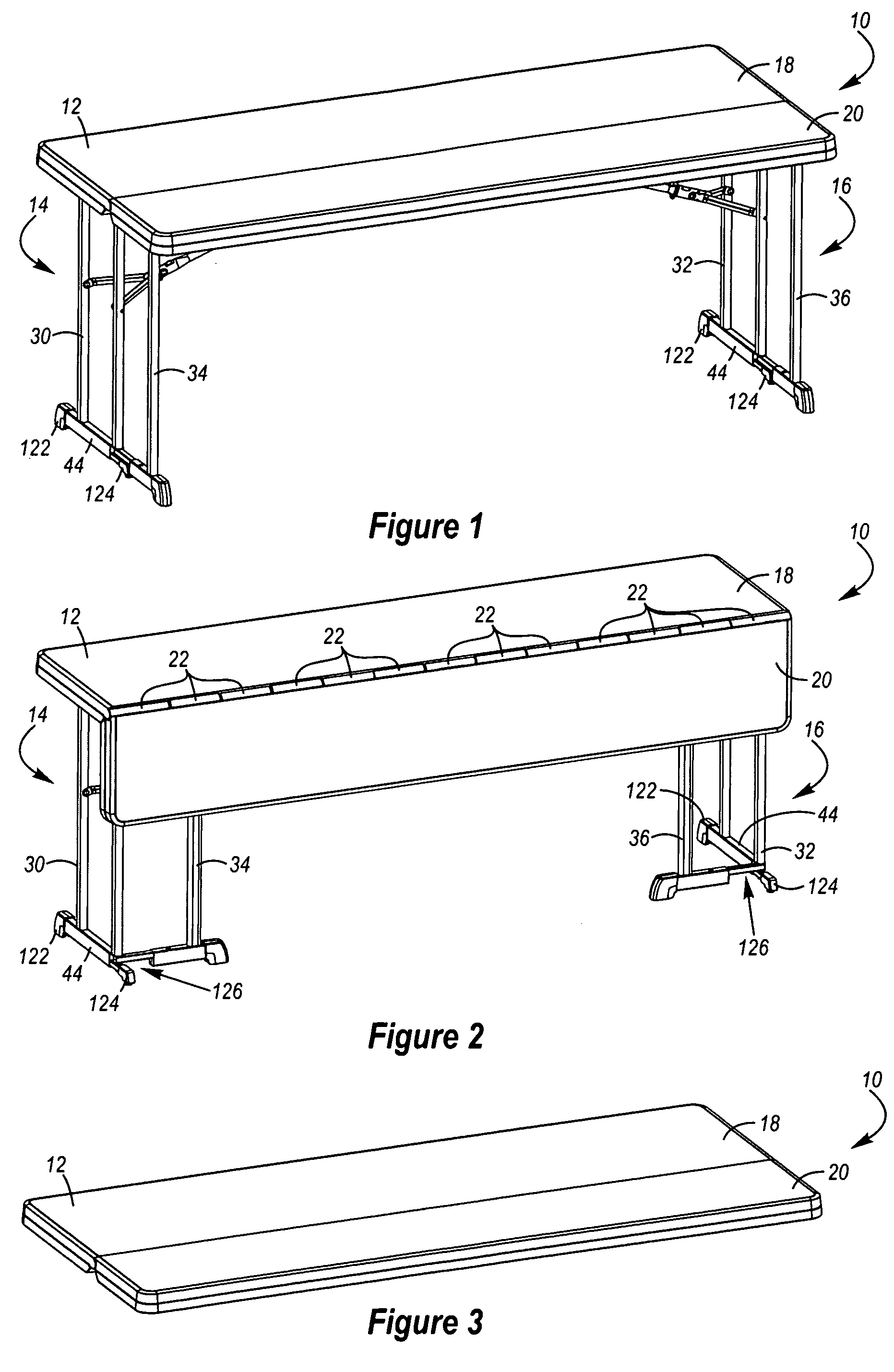 Folding table