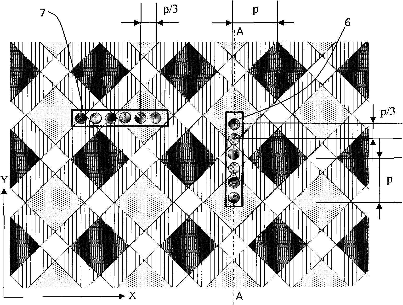 Phase searching detection method for permanent-magnet planar motor by adopting linear Hall array