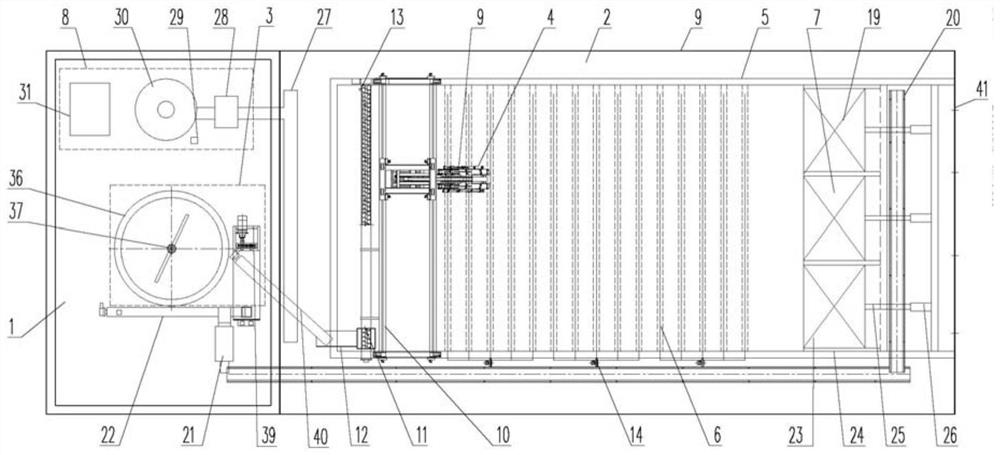 Integrated system for auxiliary material-free aerobic fermentation of organic solid waste