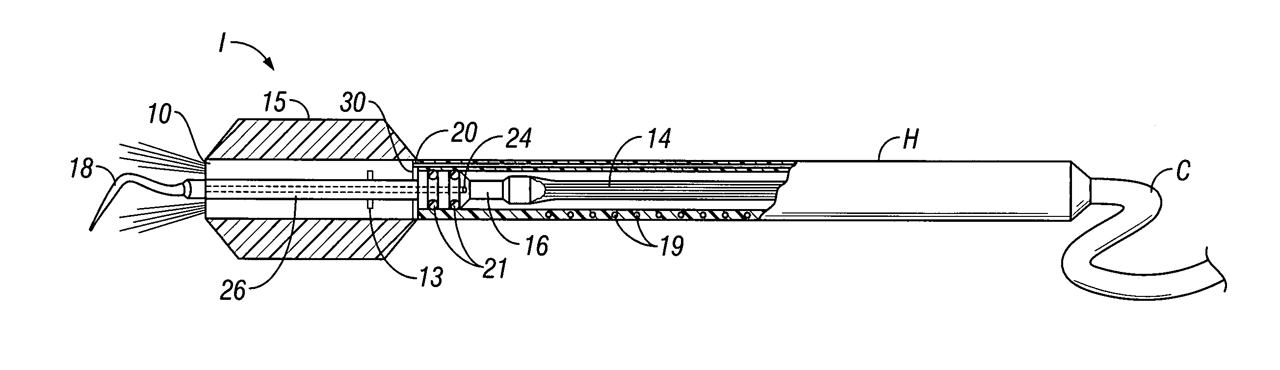 Lighted ultrasonic handpiece and color code grip system