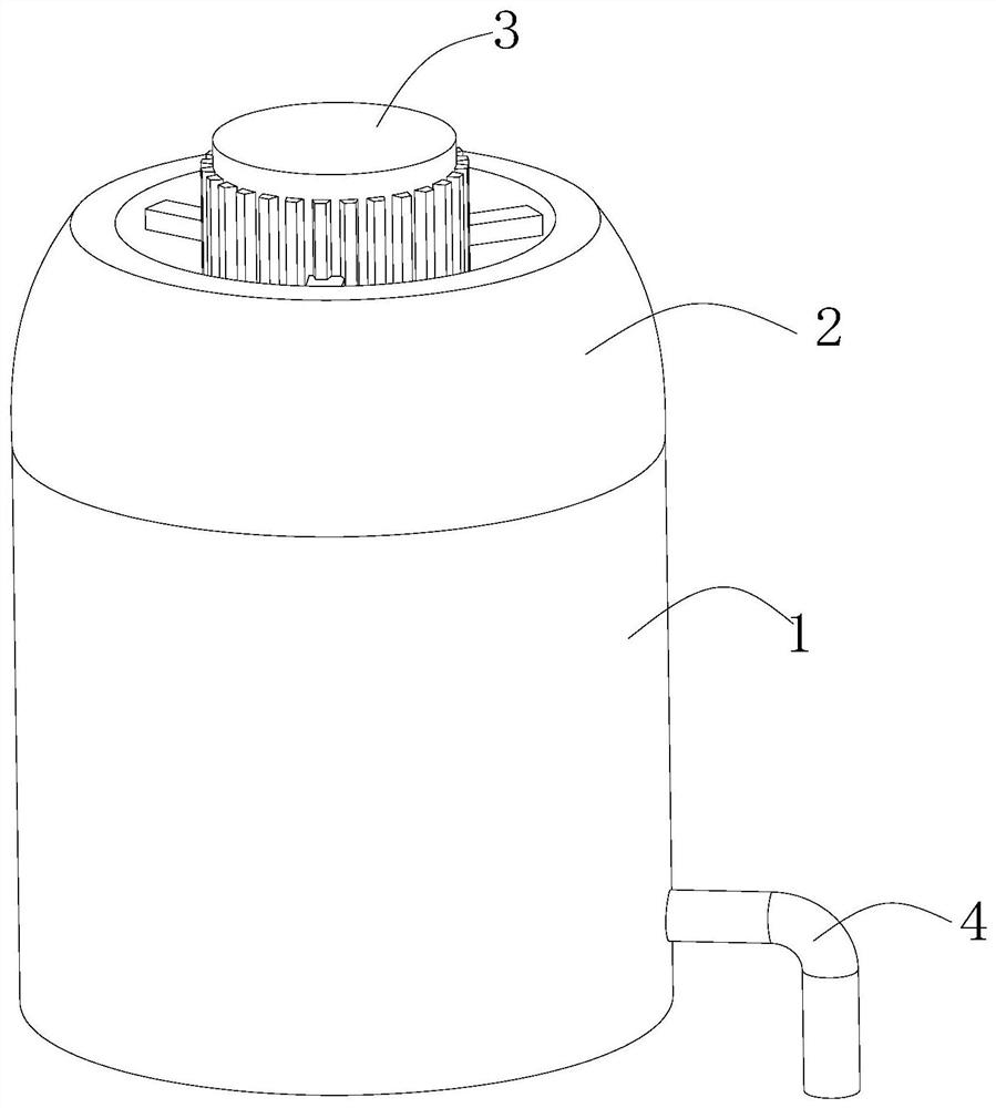 Putty powder stirring device