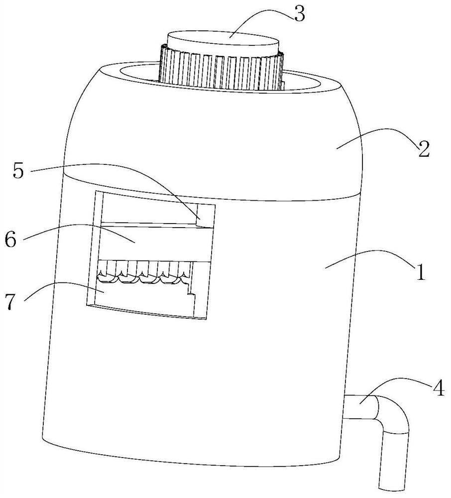 Putty powder stirring device