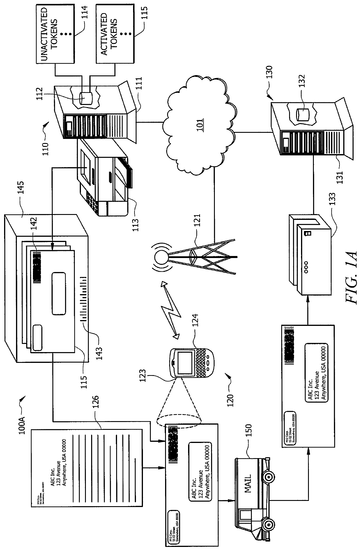 Systems and methods using mobile communication handsets for providing postage