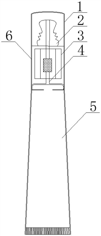 Magnetic therapy liquid for treating insomnia and magnetic therapy device thereof