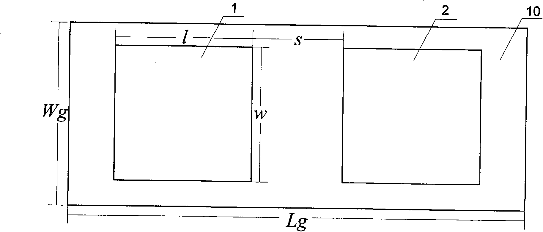 MIMO mobile terminal multi-antenna with high isolation and low correlated characteristic