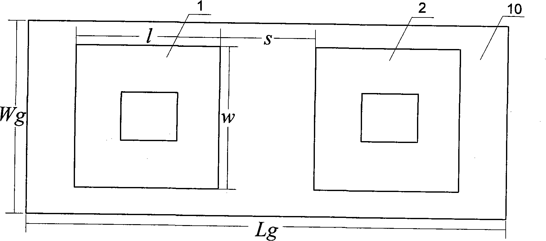 MIMO mobile terminal multi-antenna with high isolation and low correlated characteristic