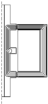 Two-dimensional magnetic circuit modeling method of single-phase cylindrical linear switched reluctance motor