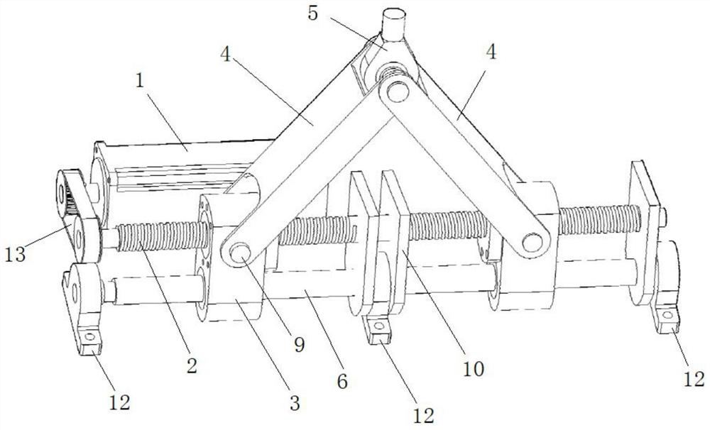 A supporting mechanism for achieving three -dimensional space movement