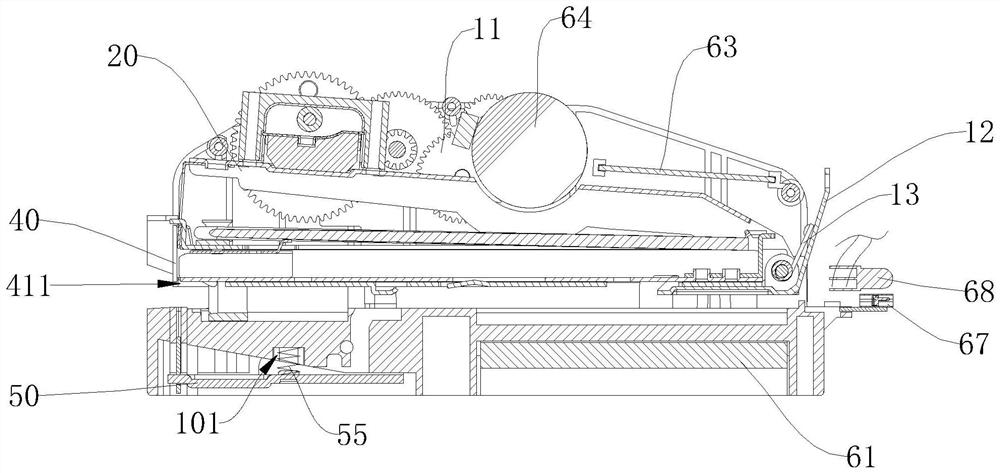 Flat-needle electric stapler