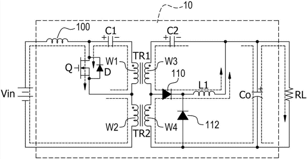 Voltage reduction type direct current converter