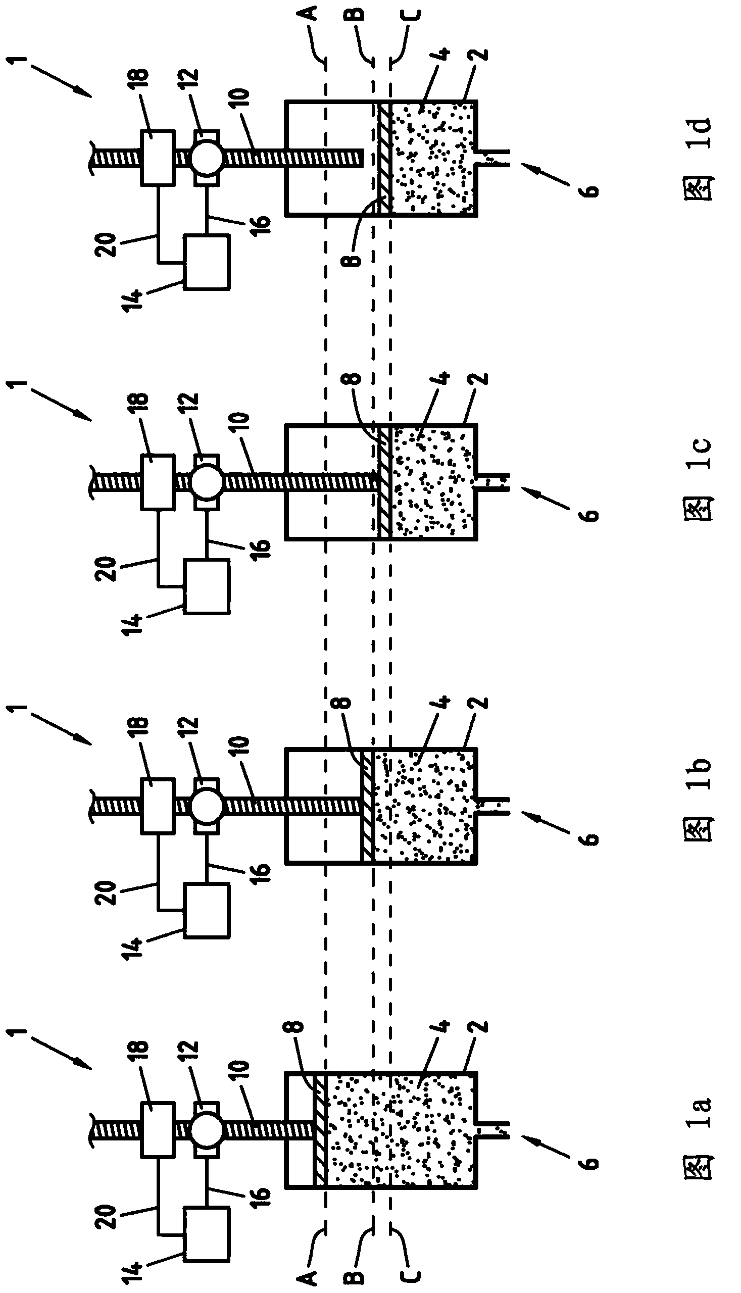 Medical device for delivering at least one fluid from medical device