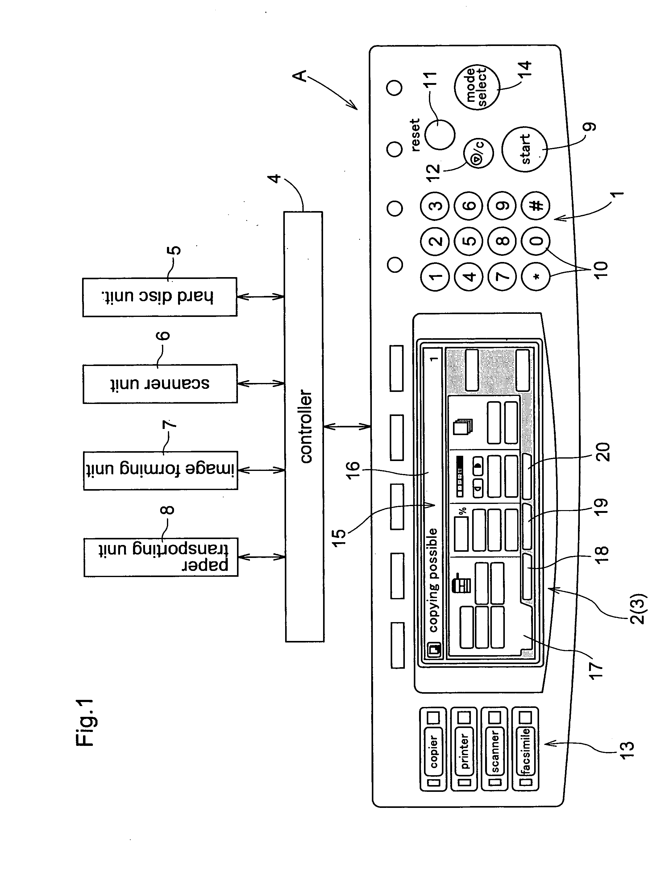 Control panel apparatus