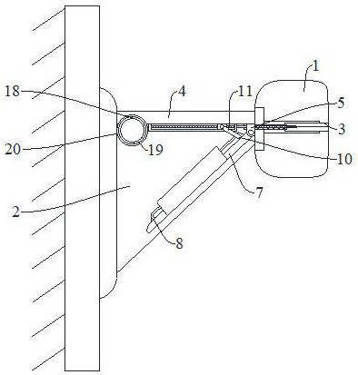 Wall-mounted hidden power distribution equipment for medical institution