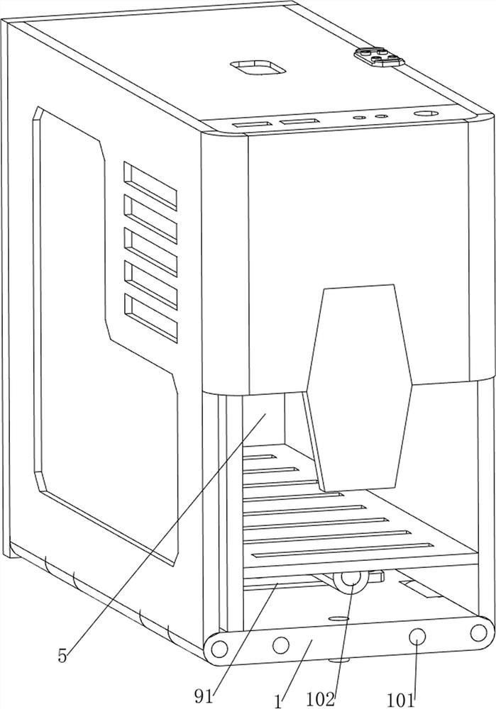 Case facilitating installation of computer hardware