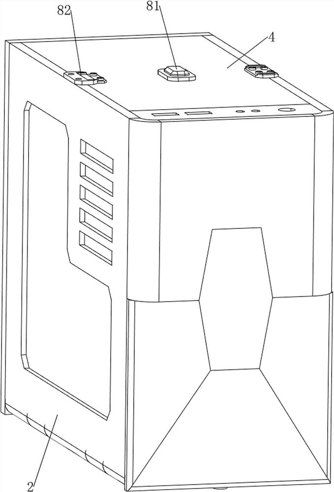 Case facilitating installation of computer hardware