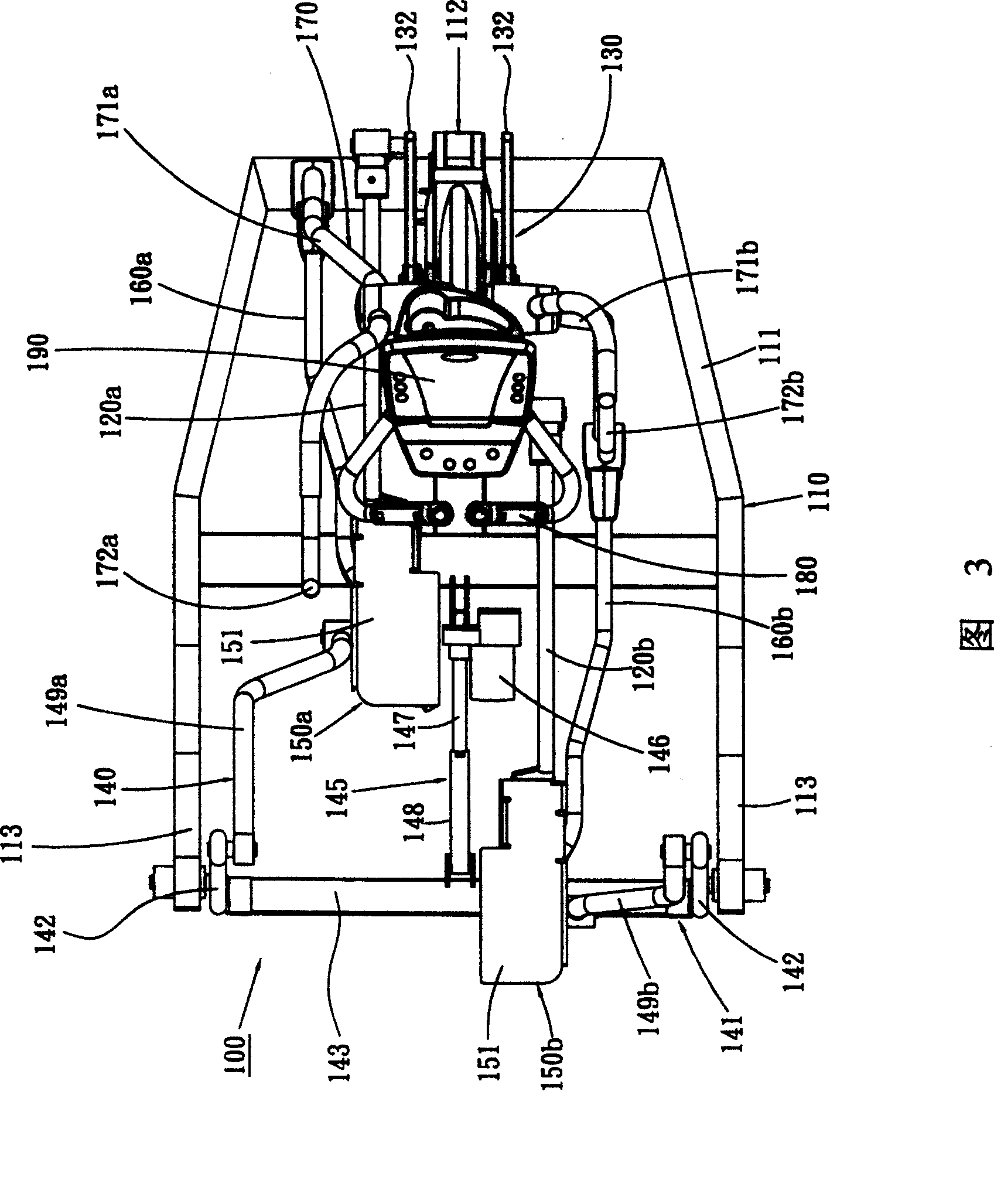 Ellipse machine capable of adjusting slope of footplate locus