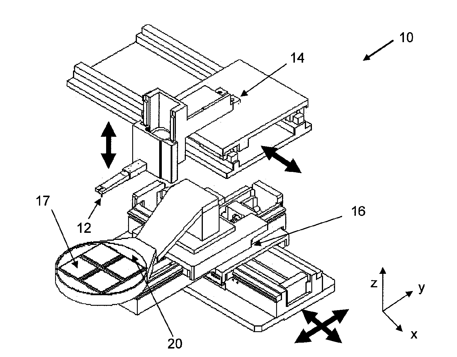 Flanged collet for die pick-up tool