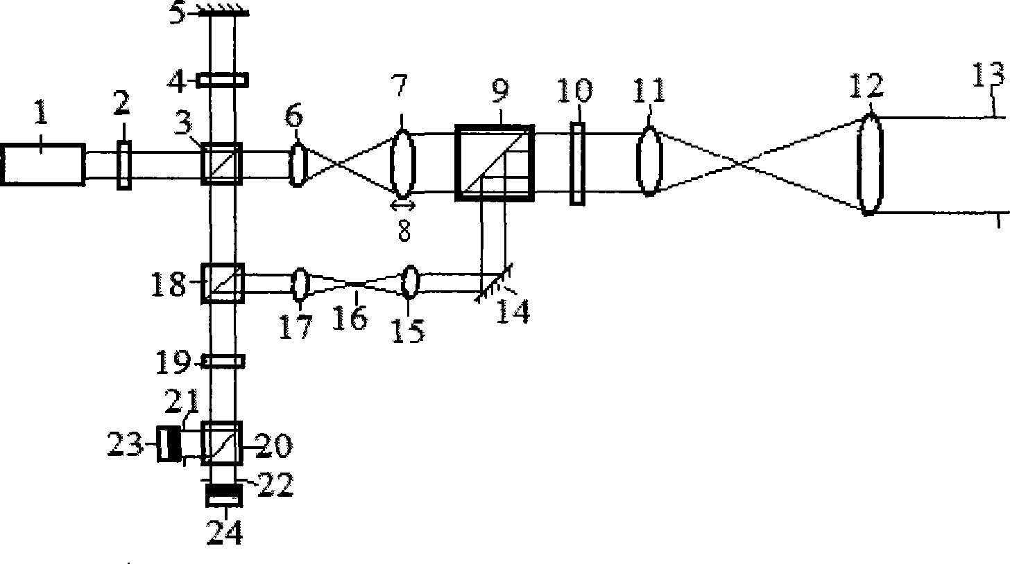 Universal optical antenna of synthetic aperture laser imaging radar