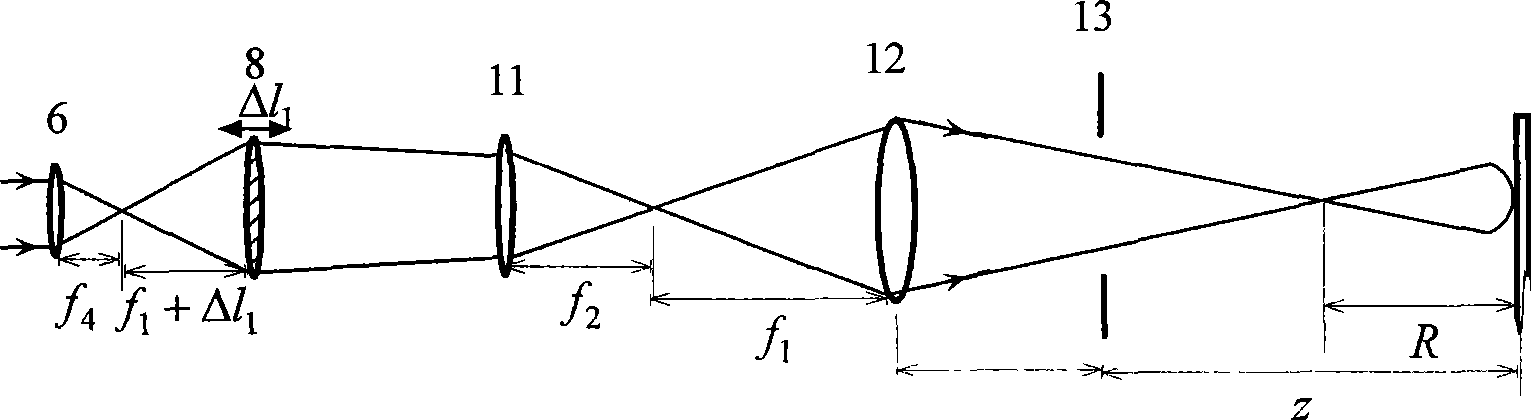 Universal optical antenna of synthetic aperture laser imaging radar