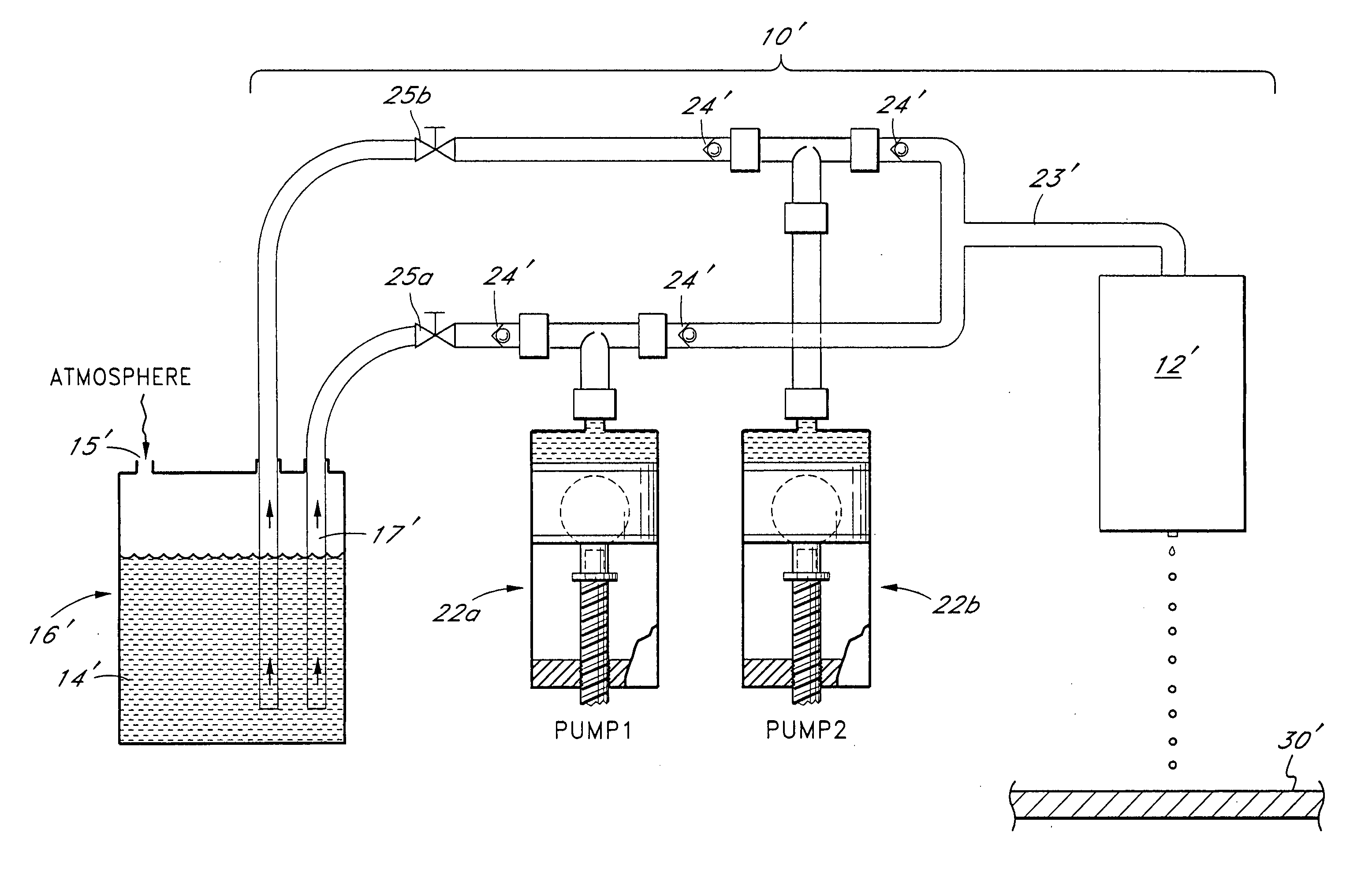 Method for dispensing reagent onto a substrate