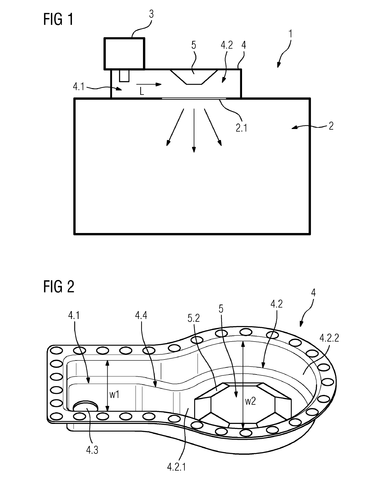 Microwave oven with a waveguide including a reflector element