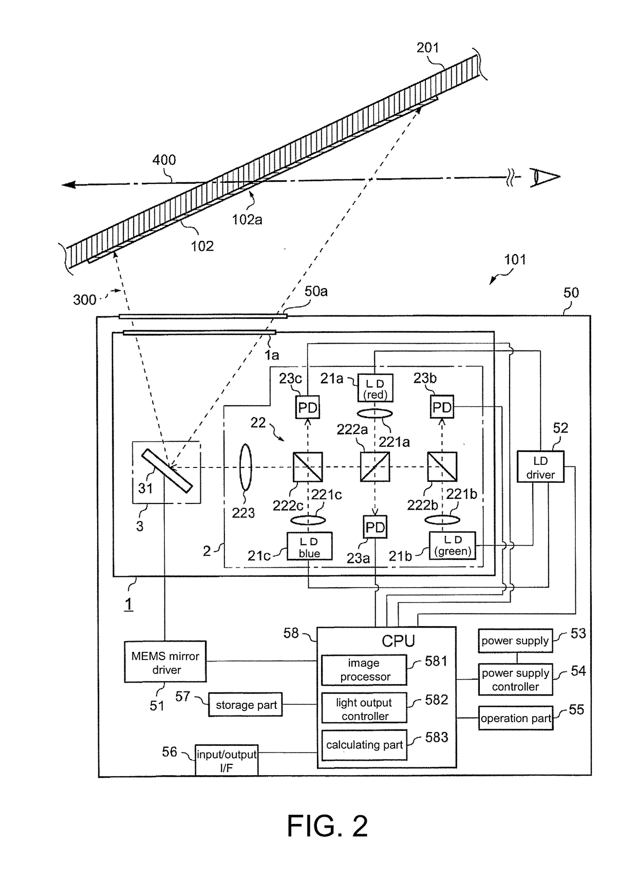 Projection device