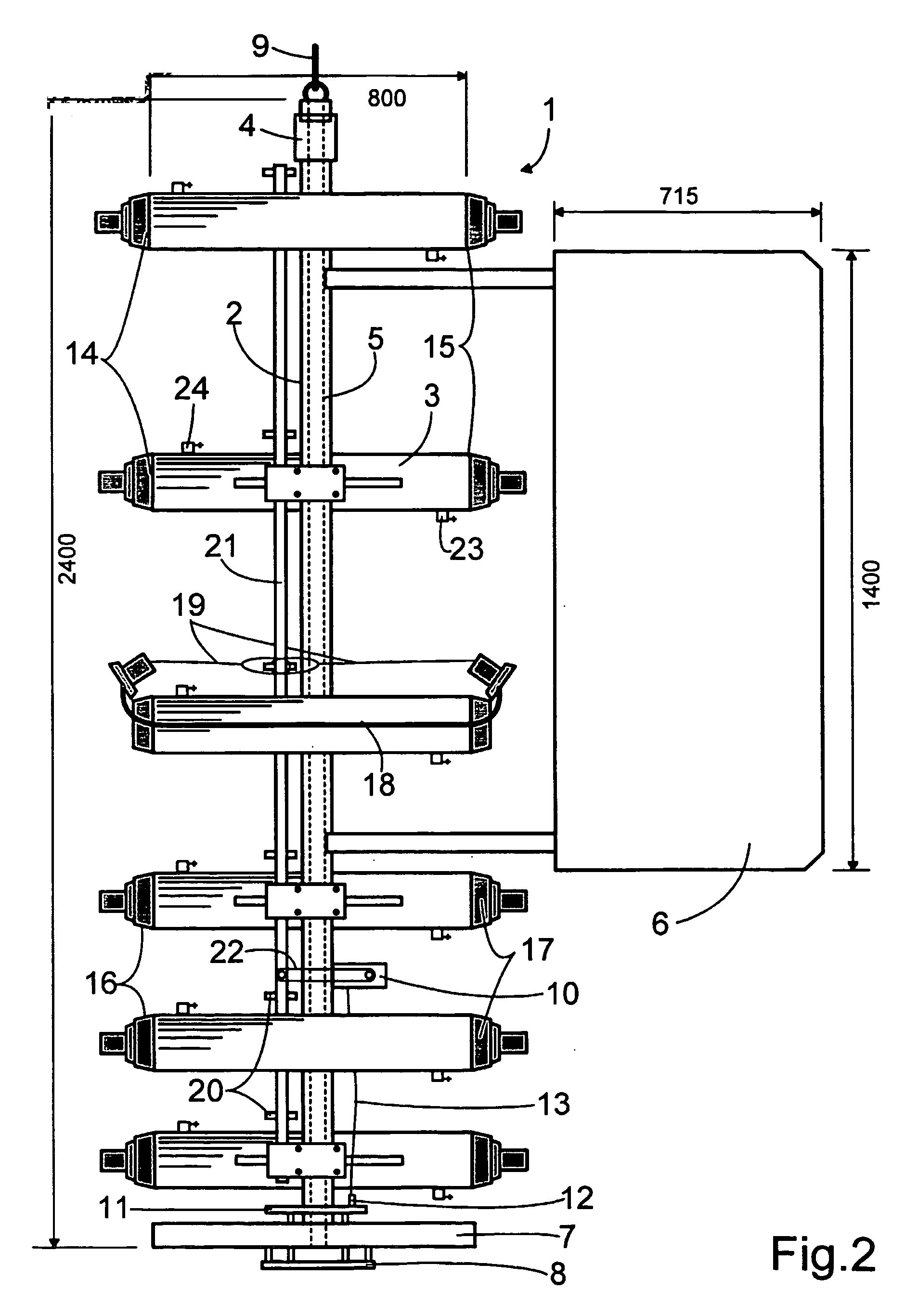 Bed water sampling device