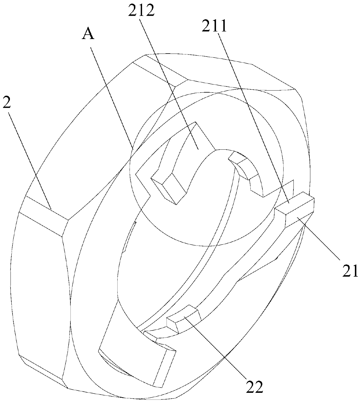 Disdisassembly-prevention union nut assembly, pipeline system and domestic appliance