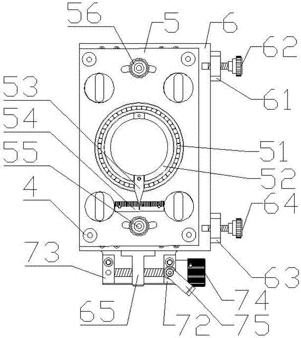 Secondary positioning fine adjusting device of piece stacker