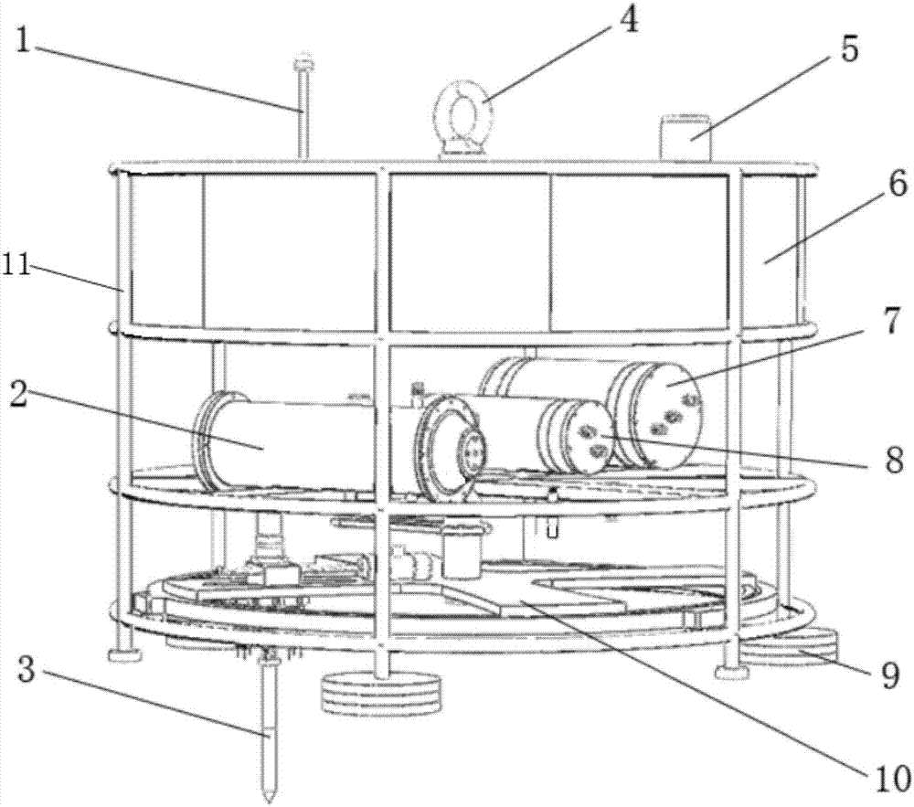 A Static Exploration Composite Geochemical Microelectrode Probe System