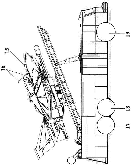 Vehicle-mounted catapulting-type unmanned aerial vehicle special for adolescent national defense science and technology research