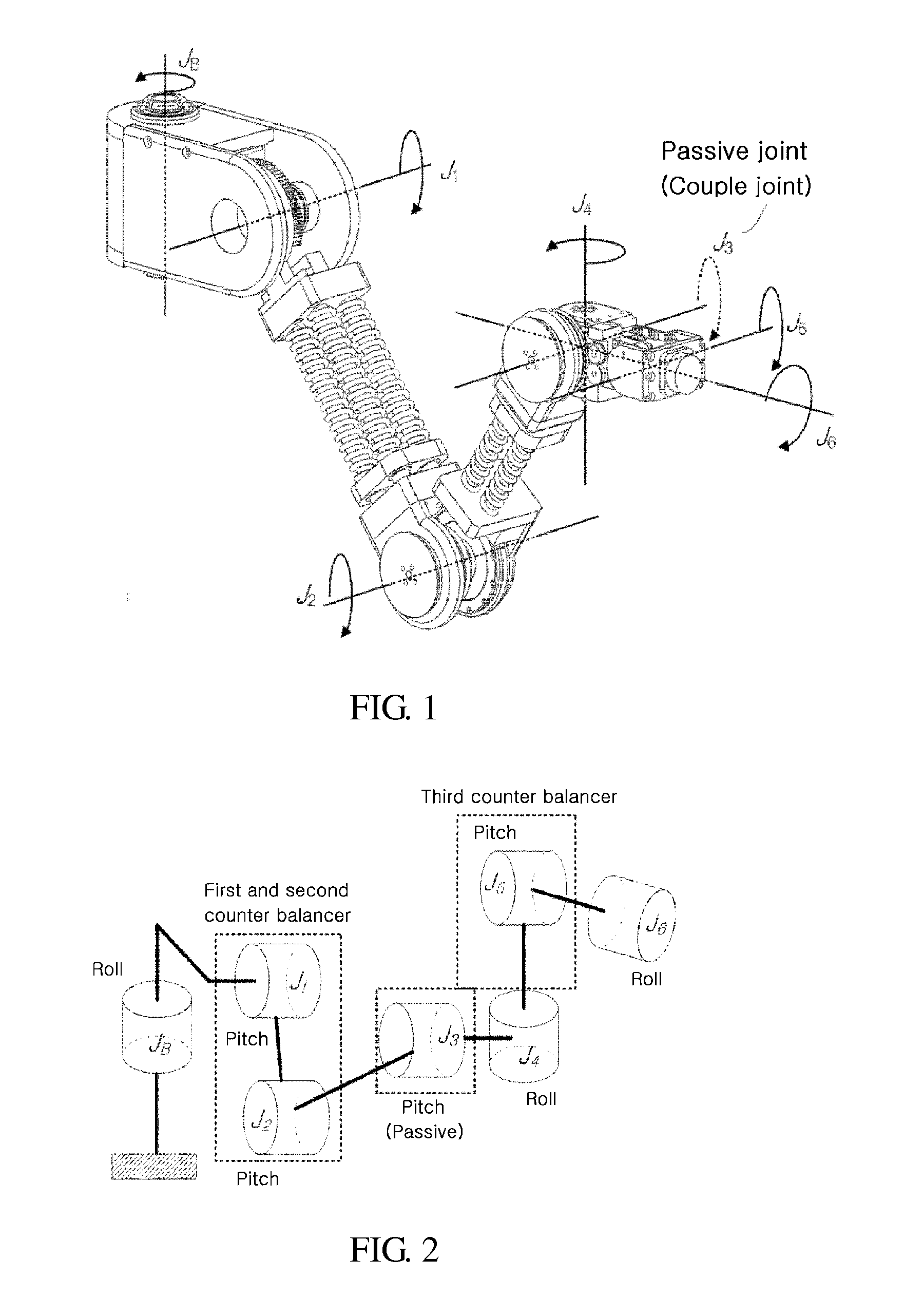 Torque-free robot arm