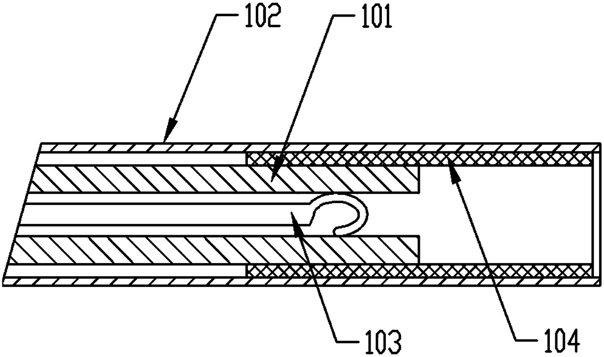 Intrauterine intact lymph node biopsy device, biopsy system and use method thereof