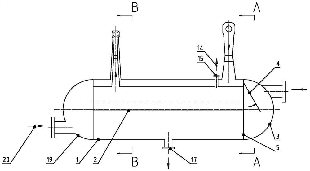 Multistage jet type air extractor used for steam turbine