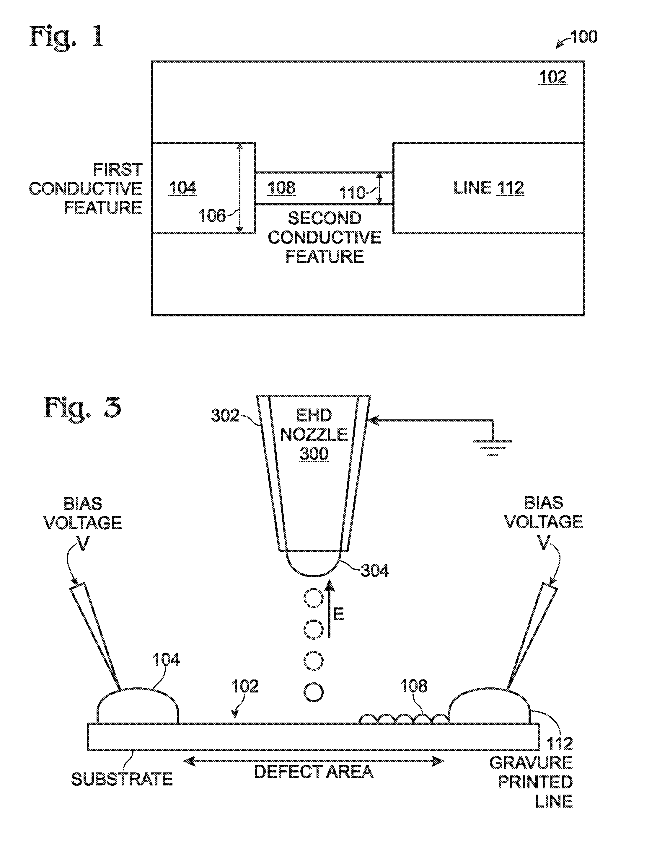 Electrohydrodynamic (EHD) Printing for the Defect Repair of Contact Printed Circuits