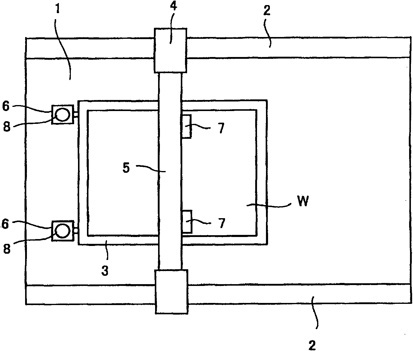 Coating device and coating method