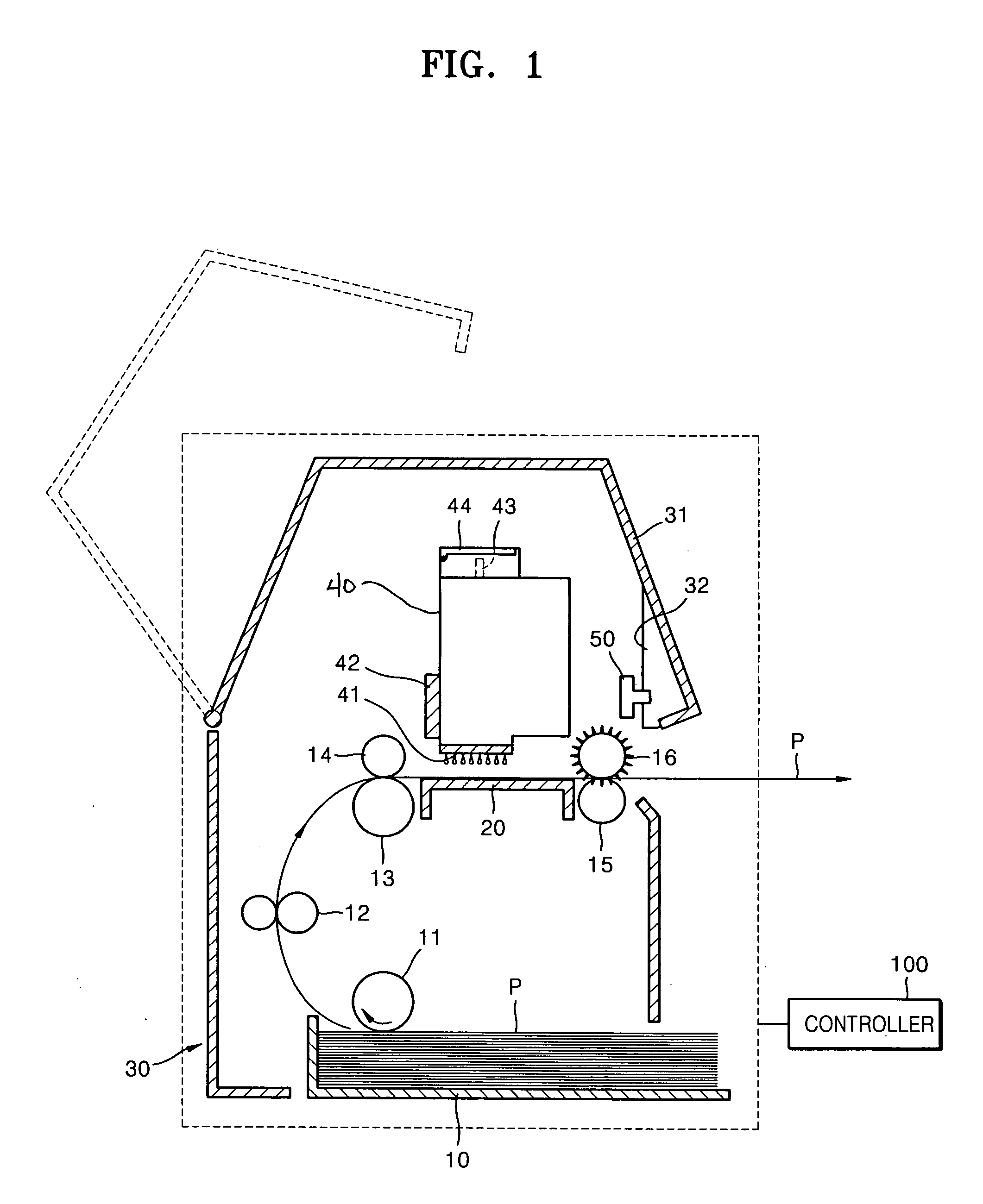 Inkjet image forming apparatus