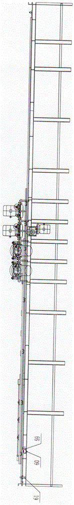 Wire drawing machine and wire drawing technology for automobile stepping bar surface wire drawing treatment