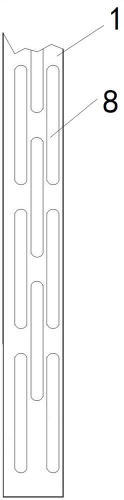 High-efficiency heat dissipation heating skirting line with atmosphere lamp and installation method