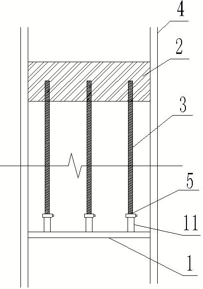 Circular-section frame column stirrup connecting structure and stirrup mounting method