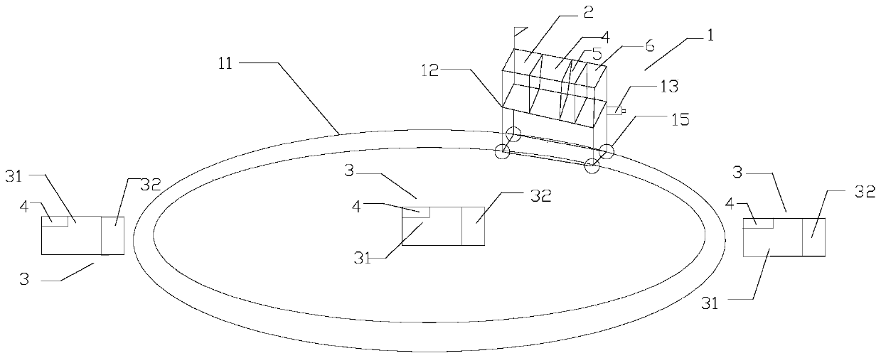 Coke oven basement automatic inspection device