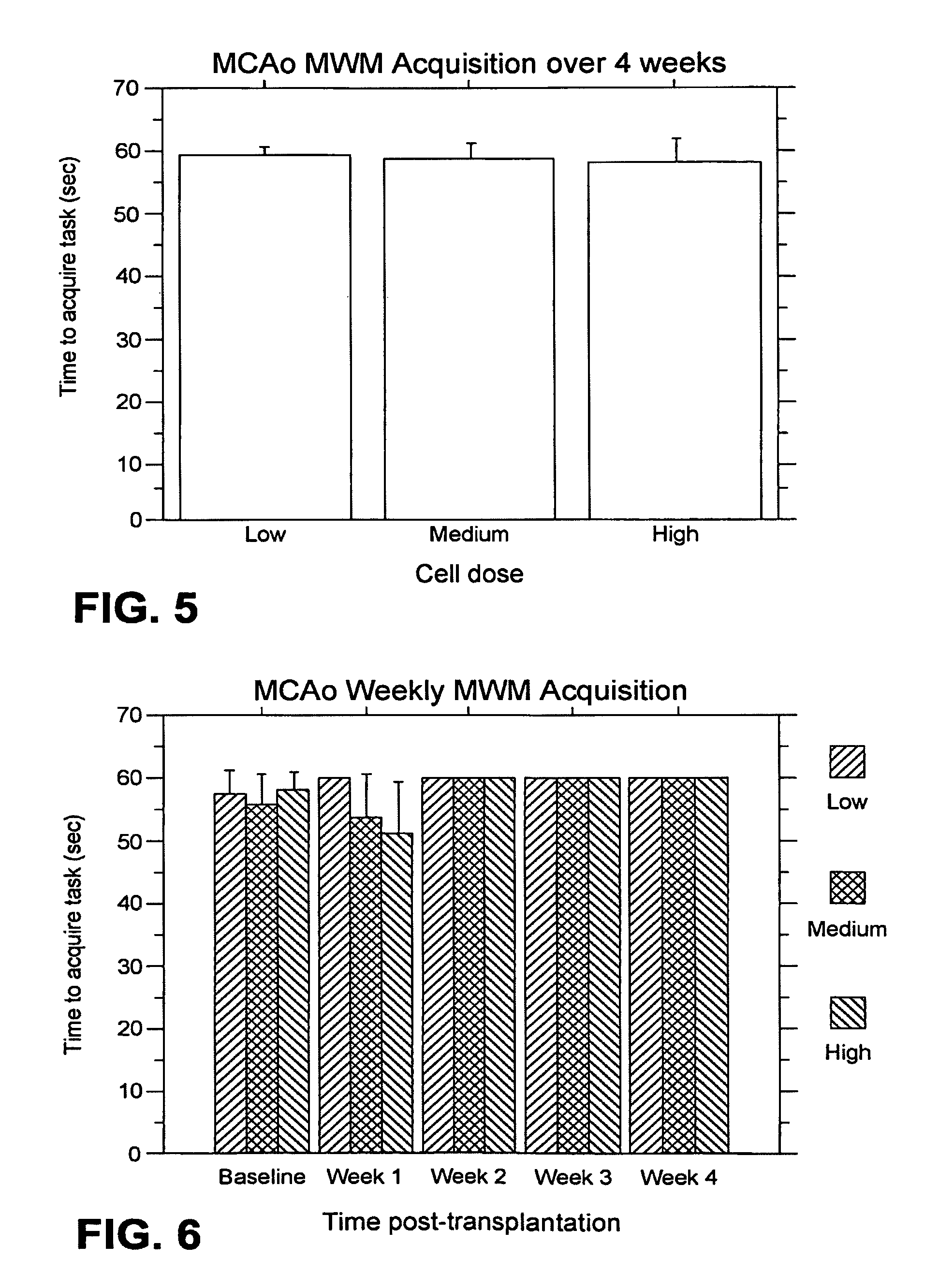 Use of materials for treatment of central nervous system lesions