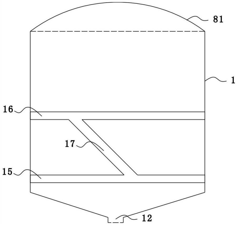 A settling tank for a sewage plant