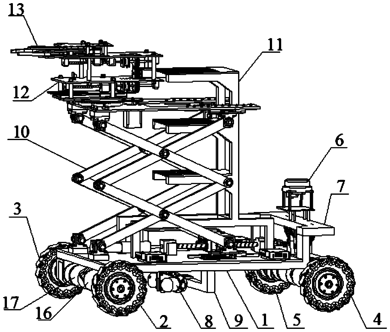 Intelligent carrying trolley