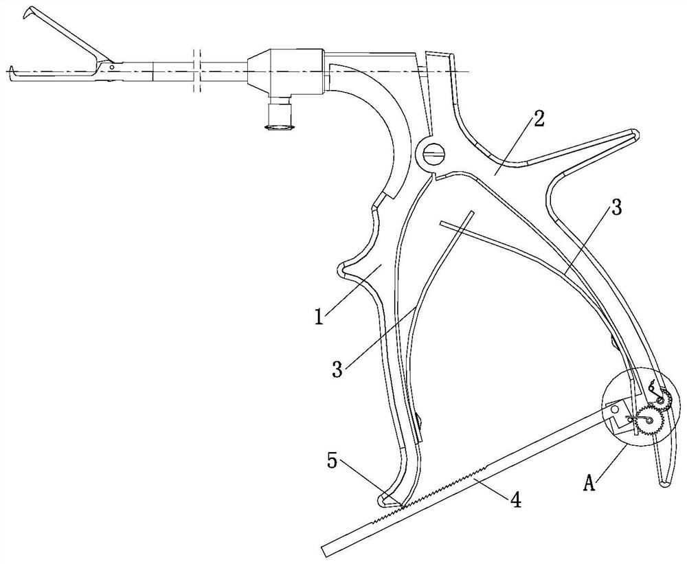 Uterus grasping forceps and electric hysterectomy device